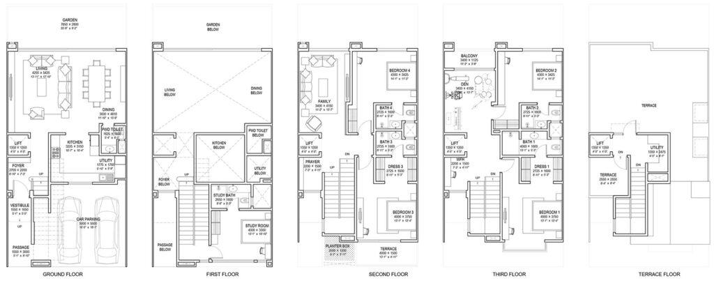 Sobha Crustal Meadows Floor Plan