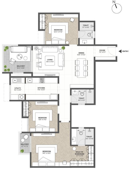 ASSETZ CODENAME UNCROWDED floor plan