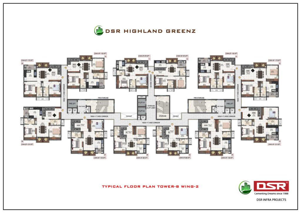 DSR Highland Greenz Floor Plan