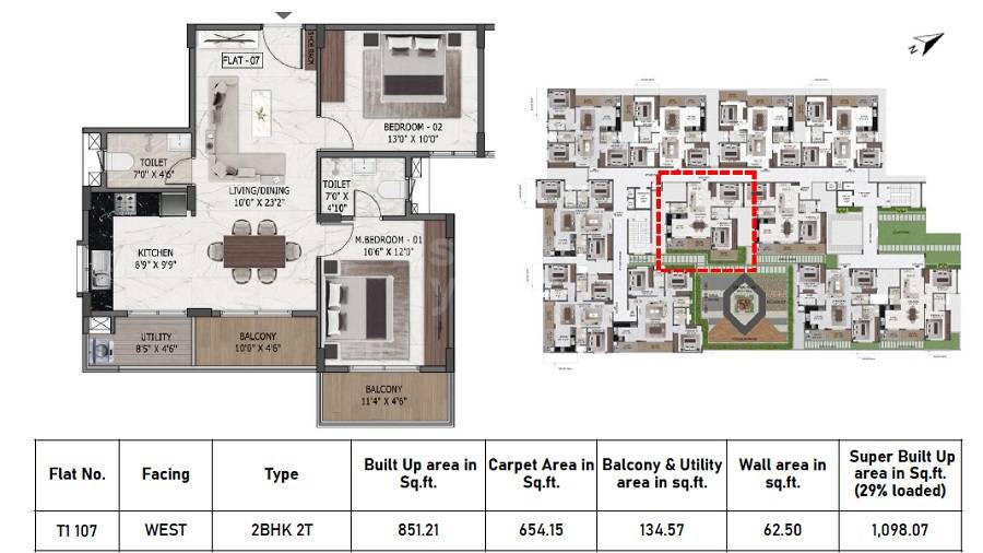 MSR Passion Square Floor Plan