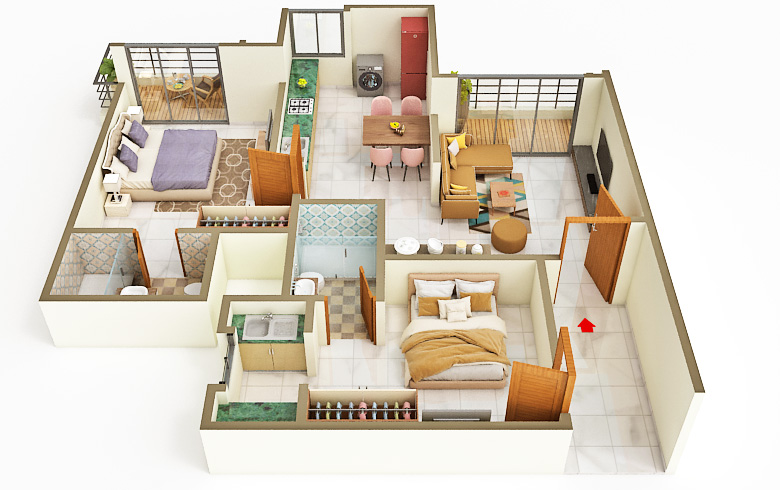 the 1 Suyug floor plan