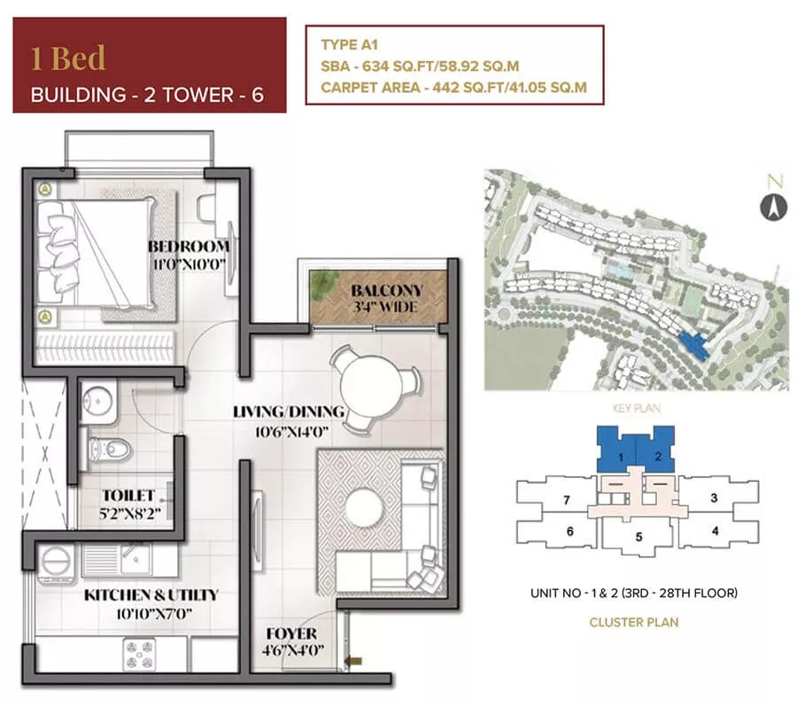 Eden Park Resale at Prestige City in Sarjapur price floor plan