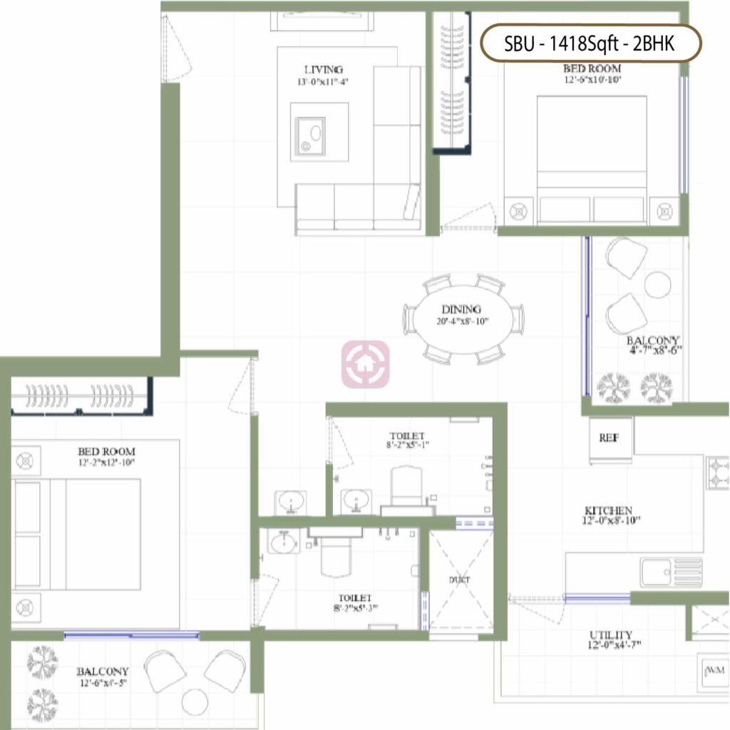 HM Scottsville - Floor Plan