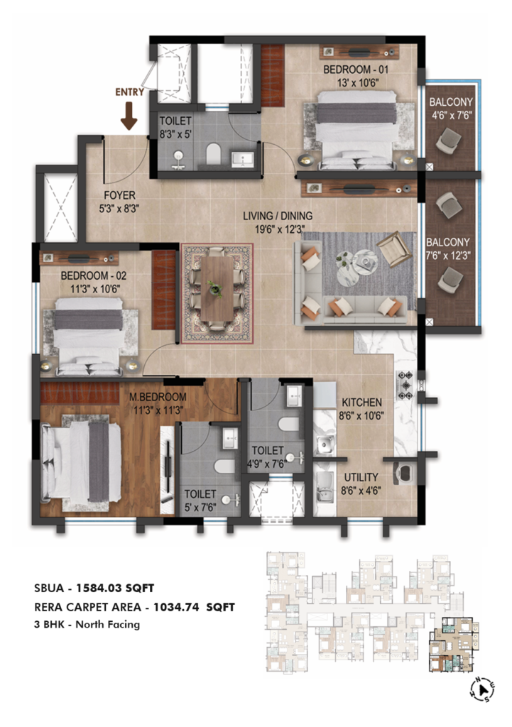 Infinity-Floor-Plan-3BHK