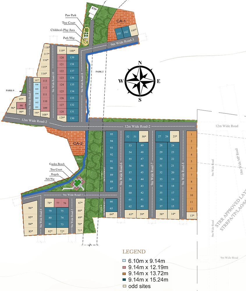 Master Plan of Laurel by KNS Infra