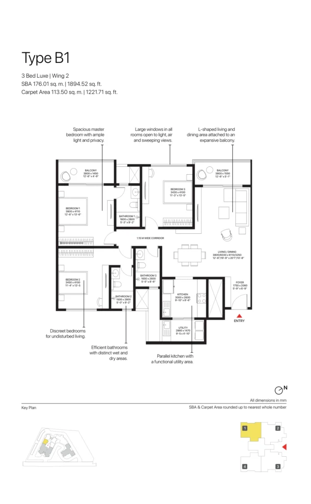 SOBHA ALTAIR Floor Plan