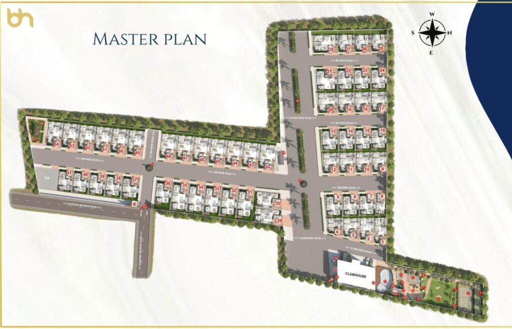 Master Plan Of Casa Life by Bhavisha Homes