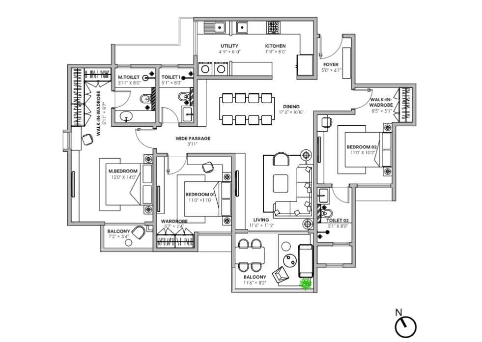 Assetz Muse & Maison Floor Plan
