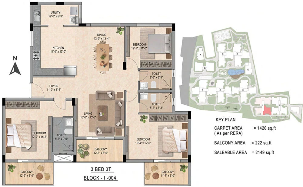 Tattavam Midor Floor Plan