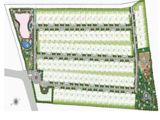 Bandu Eco Crest master plan layout, Sarjapur Road Bangalore