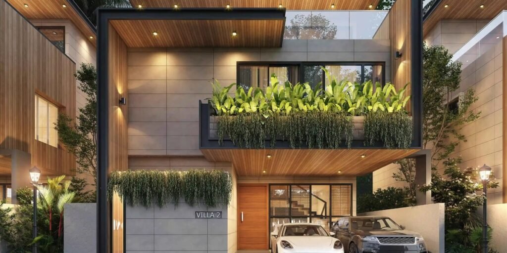 Marvella at Grand La Palazzo villa elevation, Sarjapur Road Bangalore
