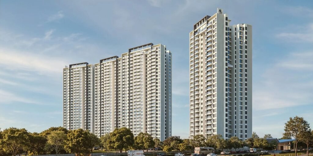 Prestige Garden Breez luxury apartment towers elevation view, Sarjapur Road Bangalore