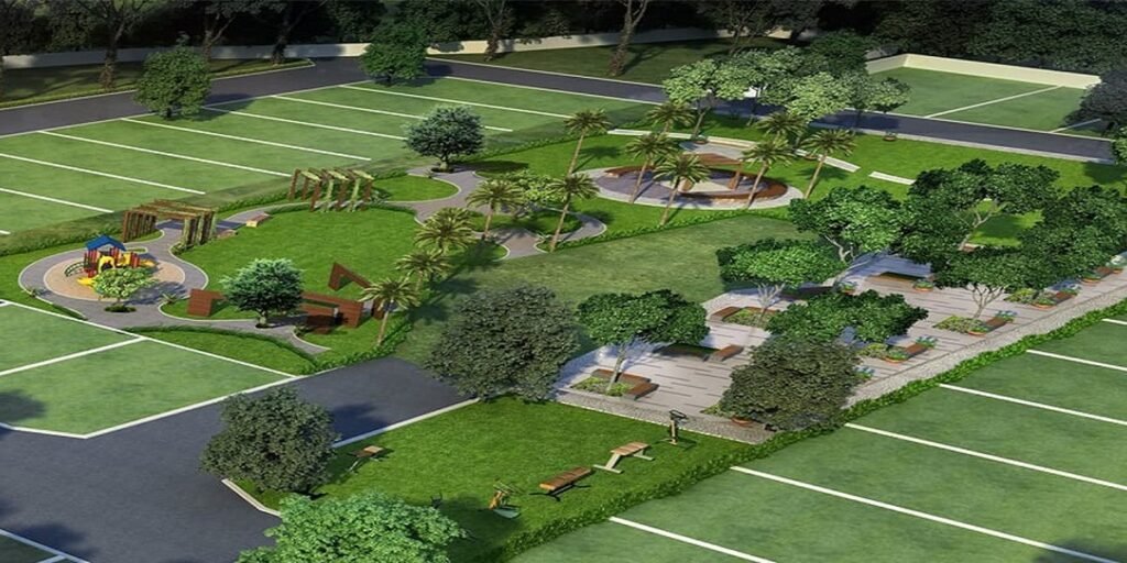 Purva Tranquility villa plots aerial view, Sarjapur Attibele Road Bangalore