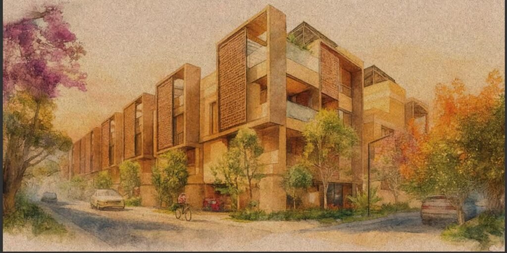 The Chimes by Raise Infra eco villas artist impression, Chikka Tirupati Road Sarjapur Bangalore