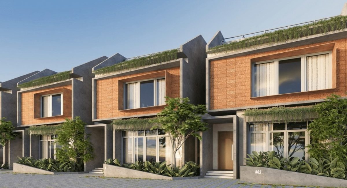 Bandu Eco Crest luxury villas elevation view, Sarjapur Road Bangalore