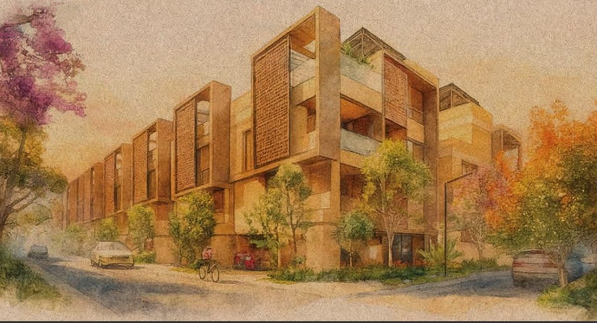 The Chimes by Raise Infra eco villas artist impression, Chikka Tirupati Road Sarjapur Bangalore